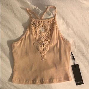 Forever 21 blush crop top
